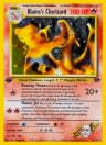 Blaine's Charizard Holo